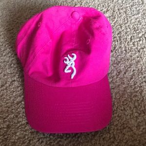 Pink browning hat never worn